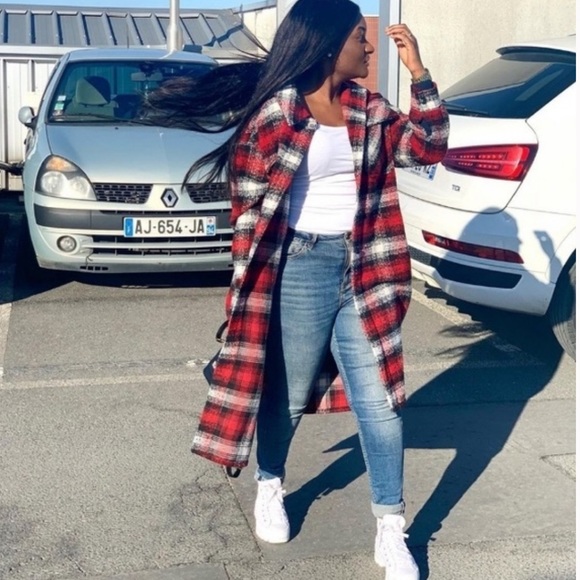 Zara long plaid overshirt - Picture 5 of 13